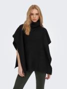 NU 20% KORTING: Only Gebreide poncho ONLLOVISA LIFE KNIT PONCHO ACC