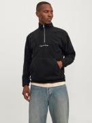 NU 20% KORTING: Jack & Jones Sweatshirt JORVESTERBRO FLEECE QUARTER ZI...