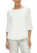 NU 20% KORTING: s.Oliver BLACK LABEL Klassieke blouse met plisséplooie...