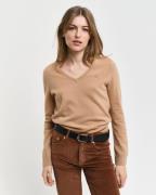 NU 20% KORTING: Gant Trui met V-hals Extrafine Lambswool V-Neck