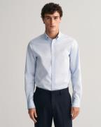 Gant Overhemd met lange mouwen Slim fit poplin overhemd licht slijtvas...