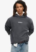 Superdry Hoodie MICRO LOGO GRAPHIC LOOSE HOOD