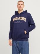 Jack & Jones PlusSize Hoodie JJECALEB VARSITY SWEAT HOOD NOOS PLS