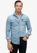 Superdry Overhemd met lange mouwen EMBROIDERED WORKWEAR SHIRT