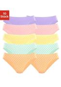 Petite fleur Bikinibroekje van elastisch katoen (set, 10 stuks, 10 stu...