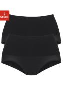 Petite fleur Modellerende slip van elastische katoen, shape wear (2 st...