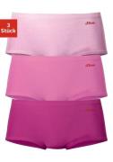 s.Oliver RED LABEL Beachwear Hipster elastische katoenkwaliteit (3 stu...