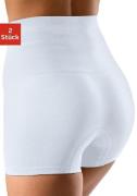 Petite fleur Corrigerende slip van elastische katoen, shape wear (2 st...