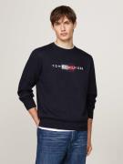 NU 20% KORTING: Tommy Hilfiger Sweatshirt HILFIGER FLAG EMBRO SWEATSHI...