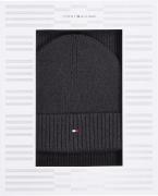 NU 20% KORTING: Tommy Hilfiger Gebreide muts FLAG PIMA COTTON BEANIE &...