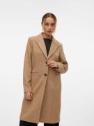 NU 20% KORTING: Vero Moda Lange jas VMBLAZA HERINGBONE LONG WOOL COAT ...