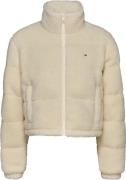 NU 20% KORTING: TOMMY JEANS Kort jack TJW CRP TEDDY ESSENTIAL PUFFER