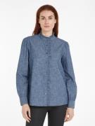 Tommy Hilfiger Shirtblouse CHAMBRAY RUFFLE RELAXED SHIRT