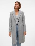 NU 20% KORTING: Vero Moda Lange jas VMBLAZA HERINGBONE LONG WOOL COAT ...