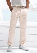 John Devin Chino Regular-fit, lange Oxford broek