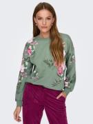 NU 20% KORTING: Only Sweatshirt ONLWANTED L/S AOP FLOWERS SWEAT NN