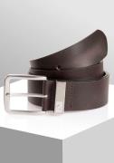 NU 20% KORTING: Tom Tailor Denim Leren riem TTDJOE 4 cm brede herenrie...