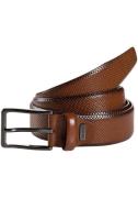 NU 20% KORTING: MONTI Leren riem CAMBRIDGE 3,5 cm breed, klassiek-busi...