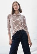 NU 20% KORTING: STREET ONE Shirt met lange mouwen met col