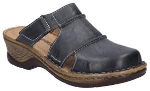 Josef Seibel Clogs Catalonia 84 , vintage, blokhak, zomerschoen, slipp...