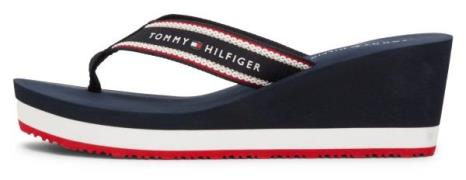 NU 20% KORTING: Tommy Hilfiger Dianets HILFIGER HI WEDGE BEACH SANDAL