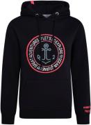 Zwillingsherz Hoodie met geborduurd anker