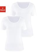 NU 20% KORTING: Vivance T-shirt Elastische katoenkwaliteit (Set van 2)