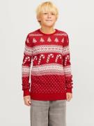 NU 20% KORTING: Jack & Jones Junior Trui met ronde hals JJXMAS GABRIEL...