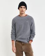 NU 20% KORTING: Gant Trui met ronde hals COTTON WOOL RIB C-NECK