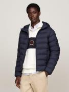 NU 20% KORTING: Tommy Hilfiger Gewatteerde jas MID WEIGHT HOODED JACKE...