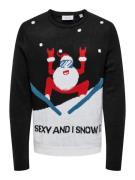 ONLY & SONS Gebreide trui ONSXMAS REG 5 PLACEMENT CREW KNIT