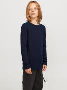 Jack & Jones Junior Gebreide trui JJPANNEL KNIT CREW NECK AW24 JNR