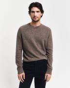 Gant Trui met ronde hals WOOL BLEND C-NECK in gemêleerde look