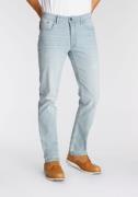 NU 20% KORTING: AJC Straight jeans rechtes gesneden, used-look-wassing...