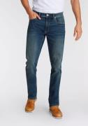 NU 20% KORTING: AJC Straight jeans rechtes gesneden, used-look-wassing...