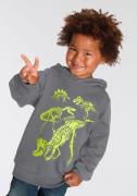 NU 20% KORTING: KIDSWORLD Hoodie Dino Lange mouwen, basic pasvorm, met...