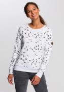 NU 20% KORTING: KangaROOS Sweatshirt Lange mouwen, figuurvolgende snit...