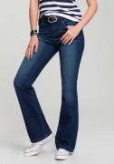 H.I.S Bootcut jeans High waist hoge taille, bootcut, met used-effecten...