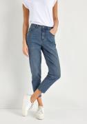 NU 20% KORTING: HECHTER PARIS Mom jeans hoge taille, enkel-vrij, met r...