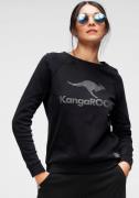 NU 20% KORTING: KangaROOS Sweatshirt Lange mouwen, figuurvolgende snit...