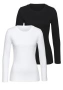 NU 20% KORTING: Vivance Shirt met lange mouwen Van zachte rib jersey (...