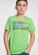 NU 20% KORTING: KIDSWORLD T-shirt ICH DENKE...BITTE WARTEN Korte mouwe...