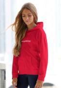 KangaROOS Hoodie met logoprint Lange mouwen, bedrukt, van sweatstof me...