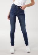 KangaROOS 5-pocket jeans SUPER SKINNY HIGH RISE enkel-lang, met used-l...