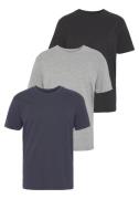 NU 20% KORTING: Man's World T-shirt Korte mouwen, effen, ronde hals, v...