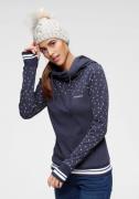 KangaROOS Hoodie Lange mouwen, figuurvolgende snit, van katoen, met ca...