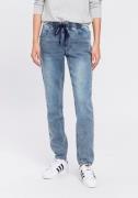 NU 20% KORTING: Arizona Stretch jeans wijde broekspijp, hoge taille, e...