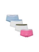 NU 20% KORTING: pieces Hipster PCLOGO LADY 4 PACK SOLID NOOS BC (4 stu...