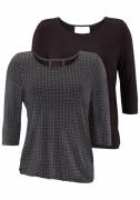 NU 20% KORTING: Lascana Shirt met 3/4-mouwen Met modieuze cut out van ...