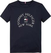 NU 20% KORTING: Tommy Hilfiger T-shirt NAUTICAL ARCH PRINTED REG TEE S...